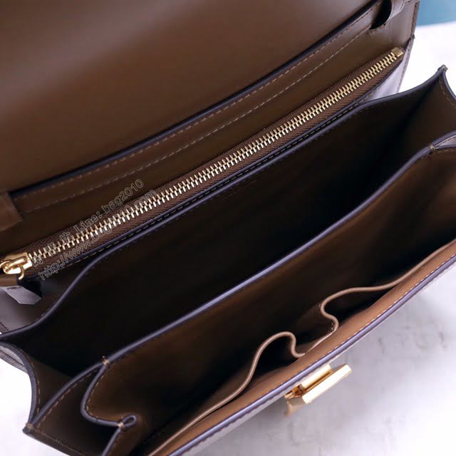 Celine女包 賽琳全新升級手搓紋系列 Celine box豆腐包 Celine單肩斜挎女包 78008  slyd2007